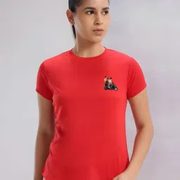 SZN Women Printed Applique T-shirt-image-89