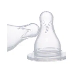 mothercare 2Pcs Transparent Standard Neck BPA -Free Fast Flow Bottle Teats image 3