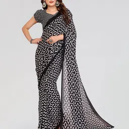 Moda Rapido Geometric Printed Saree-image-82