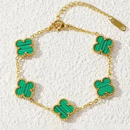 Designs & You Stainless Steel Gold-Plated Link Bracelet image 3