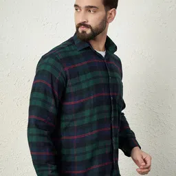 Bigreams Men Comfort Opaque Checked Casual Shirt image 3