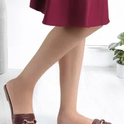 CORSICA Women Open Toe Flats With Buckles Embellishment-picture-29