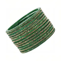 zsp Set Of 12 Stone-Studded Bangles image 2