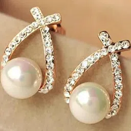adornity Silver Planets Women Green Earrings-picture-22
