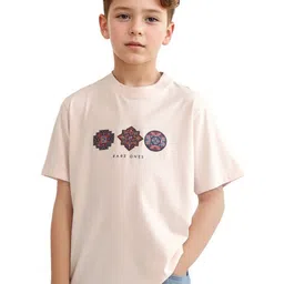 RARE ONES Boys Typography Printed Applique T-shirt-picture-19