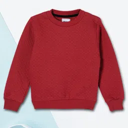 max Boys Cotton Round Neck Long Sleeves Pullover Sweatshirt image 1