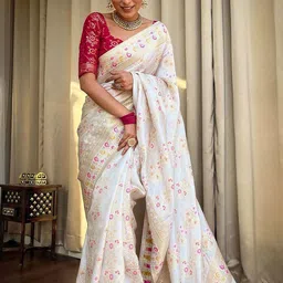 bigben textile Woven Design Banarasi Saree image 4