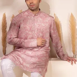 charchaand Men Handloom Kurta image 5