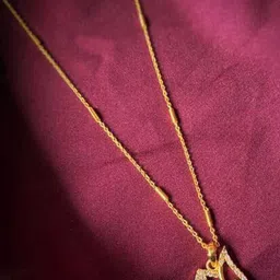 CLONEO Gold-Plated Quirky Pendant & Chain image 2