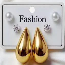 Shivarth Women Set Of 3 Studs Earrings image 3
