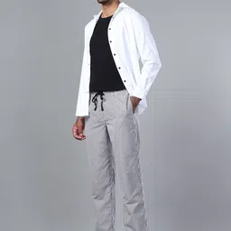 DON VINO Men Checked Cotton Mid-Rise Lounge Pants image 5