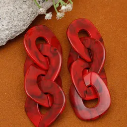 YouBella Contemporary Shaped Drop Earrings-picture-11