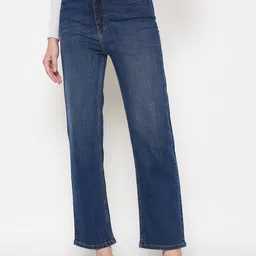 Madame Women Straight Fit Low Distress Jeans-picture-17