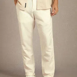 Louis Philippe Jeans Men Slim Fit Flat-Front Trousers-image-27