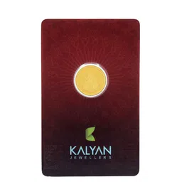 Kalyan Jewellers 24KT 999 Purity Goddess Lakshmi Gold Coin- 2 g-image-6