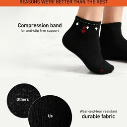 DAMENSCH Unisex Pack Of 3 Aloe-Soft Above Ankle Socks image 5