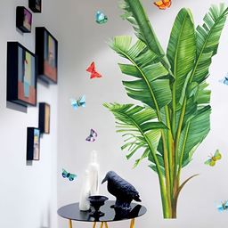 Asian royal Green & Blue Printed Waterproof Wall Stickers-picture-33