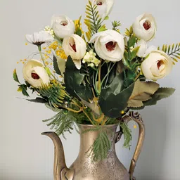 ARTSY White 1 Pieces Peony Artificial Flower image 4