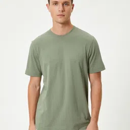 Koton Men Extended Sleeves Pockets T-shirt-picture-25