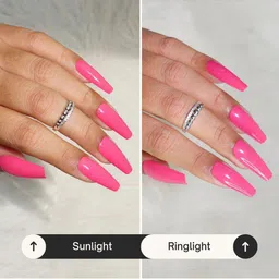 Indie Nails Strawberry Shots color Long-Lasting & Quick-Drying Formula Nail Polish image 2