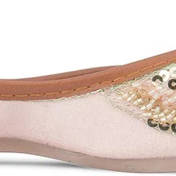 anouk White embroidered mojari for women with beads embellishment Casuals For Women-picture-10