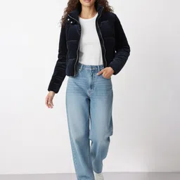 Mast & Harbour Crop Padded Jacket image 2