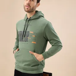 Status Quo Men Printed Hooded Sweatshirt image 2