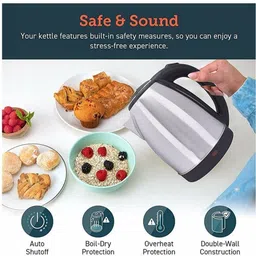 bonsly Scarlet Electric Kettle 2 Litre Multi Cooker Electric Kettle image 2