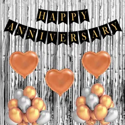 prihit A-Happy Anniversary Combo - 36 Pcs for Wedding Anniversary Decor-picture-16