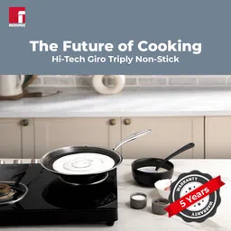 bergner Hitech Triply Non-Stick Dosa Tawa 32 cm diameter image 3