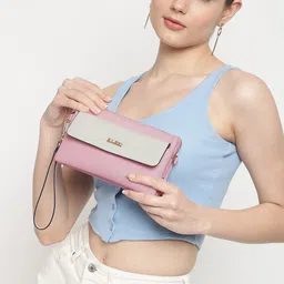 KLEIO Colorblocked Sleek Cross Body Sling Bag-image-7