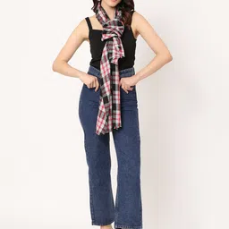 Moda Chales Checked Pashmina Shawl image 3