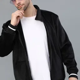 v-mart Men Solid Casual Jacket image 1