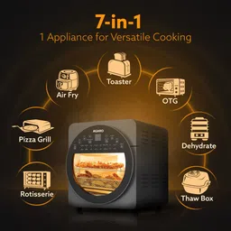 agaro 33845 Elite Air Fryer For Home,Rotisserie Convection Oven,1700 watts with 16 Preset Menus Air Fryer image 2