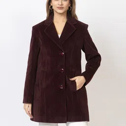 gee 5 ACRYLIC Solid Coat For Women image 1