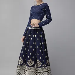 divastri Self Design Semi Stitched Lehenga Choli image 3