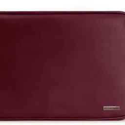 Burgundy Vegan Laptop Sleeve/Cover-image-29