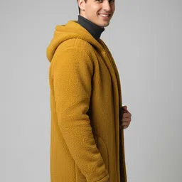 bilbury Men Solid Fleece Jacket image 3