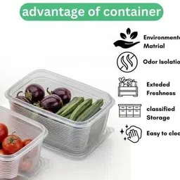 feednix Plastic Fridge Container - 2000 ml image 4
