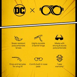 Hooper Kids Square Sunglasses With UV Protected Lens image 2