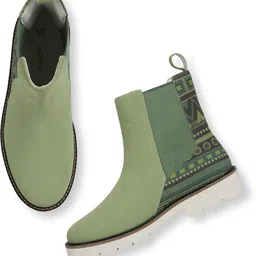 yoho Women Digital Printed Boots | Lightweight & Trendy | Stylish & Comfortable Boots For Women-picture-22