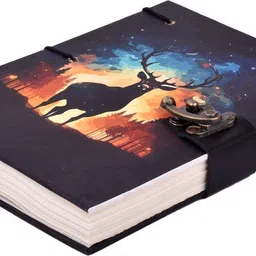 nizam handiicraft Creative Hand Crafted A5 Notebook UNRULED 200 Pages image 4