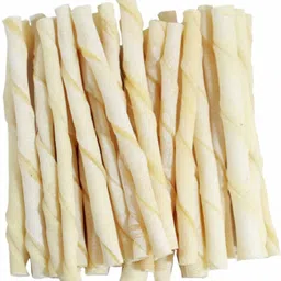 woofy Rawhide Twisted Treat Chew Sticks for Dogs 1 Kg Pack Chicken Dog Chew-picture-23