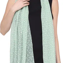stolevilla Printed Chiffon Women Multicolor Scarf, Stole, Fancy Scarf image 3