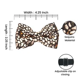 The Tie Hub Men Woven Design Classic Bow Tie image 4