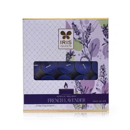 iris Celeste Acrylic Tealights -Fragrance French Lavender (set of 25 Tealights) image 3