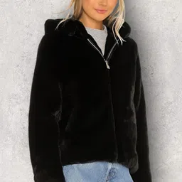 sheen ellision Fleece Coat For Women-picture-26