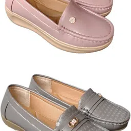 k-nine Trendy Ethnic Loafer Jutti for Women | Casual Wear-Black 903_Cream 903 Casuals For Women image 1