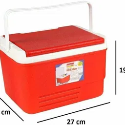 aristo Small Size For Ice Cubes Insulated Chiller 6 Ltr Red Ice Cooling Box image 2