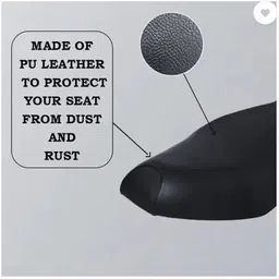 ronish Waterproof And Scratch Proof Black Seat Cover For Jupiter 113 Single Bike Seat Cover For TVS Jupiter image 4